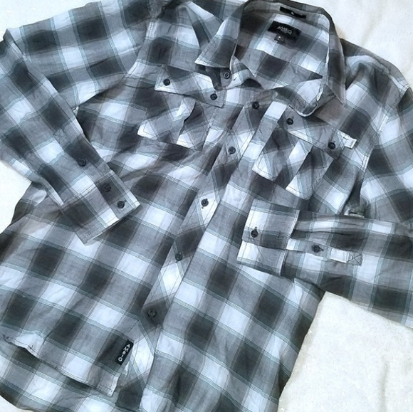 AMBIG Other - AmBig Men's Button-down Collared Plaid Shirt NWOT